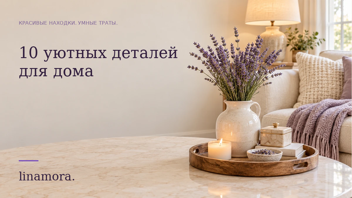 10 уютных деталей для дома — Linamora