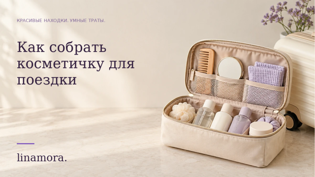 Как собрать косметичку для поездки