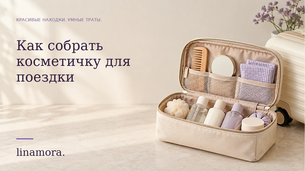 Как собрать косметичку для поездки — Linamora
