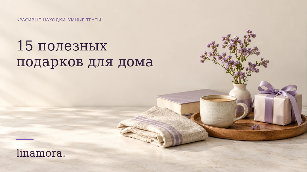 15 полезных подарков для дома — Linamora