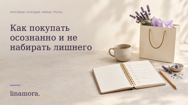 Как покупать осознанно и не набирать лишнего