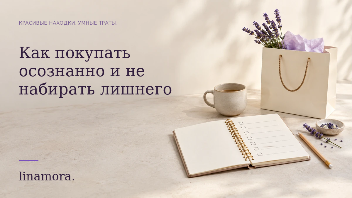 Как покупать осознанно и не набирать лишнего — Linamora