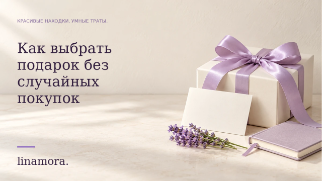 Как выбрать подарок без случайных покупок