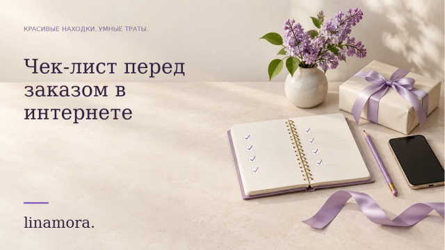 Чек-лист перед заказом в интернете