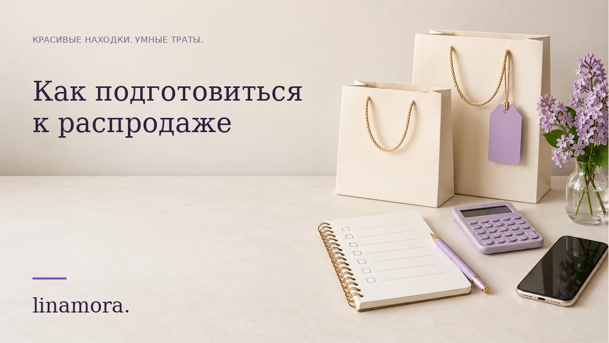 Как подготовиться к распродаже — Linamora